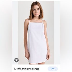 NWT Reformation Kienna Linen Mini Dress